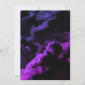 Wolk negen zwart hemelstelsel kaart (Achterkant)