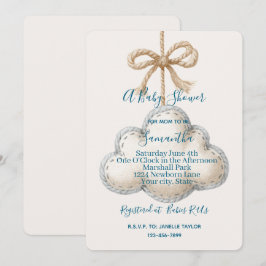 Wolk Nine Baby Shower Kaart
