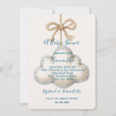 Wolk Nine Baby Shower Kaart (Voorkant)