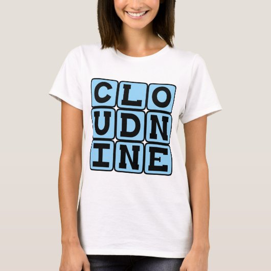 Wolk Nine, Voelt zich geweldig T-shirt (Voorkant)
