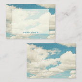 wolk notitiekaartje (Voorkant / Achterkant)