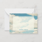  wolk notitiekaartje (Voorkant)