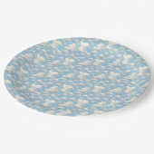 Wolk Patroon Papieren Bordje (Gekanteld)