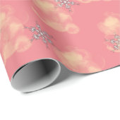 wolk, sneeuwvlok inpakkend document cadeaupapier (Rol Hoek)