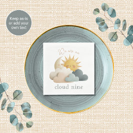 Wolk Thema Baby Shower Servetten