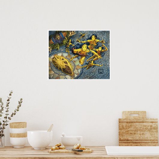 Wolk van de Fairies Poster (Keuken)