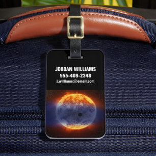 Wolk van waterstofgas van Exoplanet GJ 3470b Bagagelabel