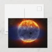 Wolk van waterstofgas van Exoplanet GJ 3470b Briefkaart (Voorkant / Achterkant)