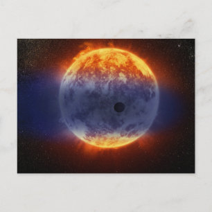 Wolk van waterstofgas van Exoplanet GJ 3470b Briefkaart
