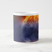 Wolk van waterstofgas van Exoplanet GJ 3470b Grote Koffiekop (Voorkant)