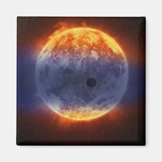 Wolk van waterstofgas van Exoplanet GJ 3470b Magneet (Voorkant)