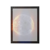 Wolk van waterstofgas van Exoplanet GJ 3470b Notitieblok (Linkerzijde)