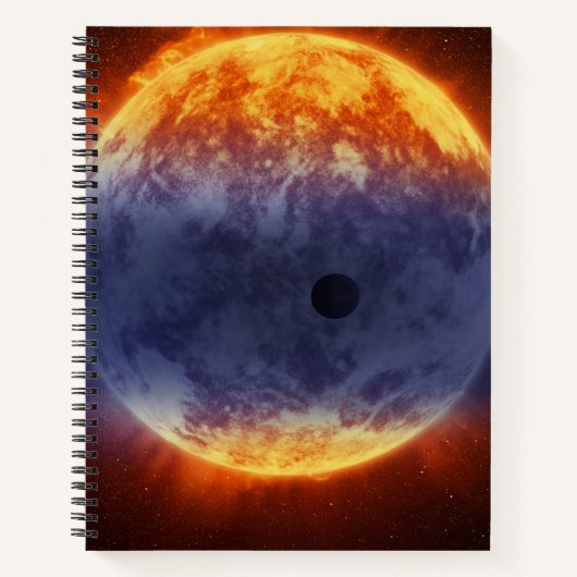 Wolk van waterstofgas van Exoplanet GJ 3470b Notitieboek (Voorkant)