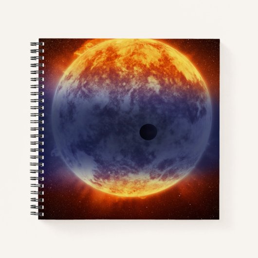 Wolk van waterstofgas van Exoplanet GJ 3470b Notitieboek (Voorkant)