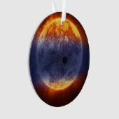 Wolk van waterstofgas van Exoplanet GJ 3470b Ornament (voorkant)