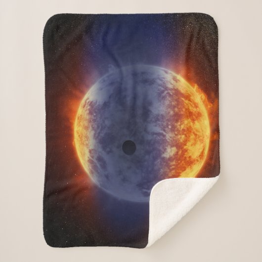 Wolk van waterstofgas van Exoplanet GJ 3470b Sherpa Deken (Voorkant)