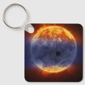 Wolk van waterstofgas van Exoplanet GJ 3470b Sleutelhanger (Voorkant)