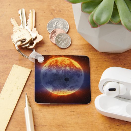 Wolk van waterstofgas van Exoplanet GJ 3470b Sleutelhanger (Bureau)