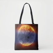 Wolk van waterstofgas van Exoplanet GJ 3470b Tote Bag (Voorkant)