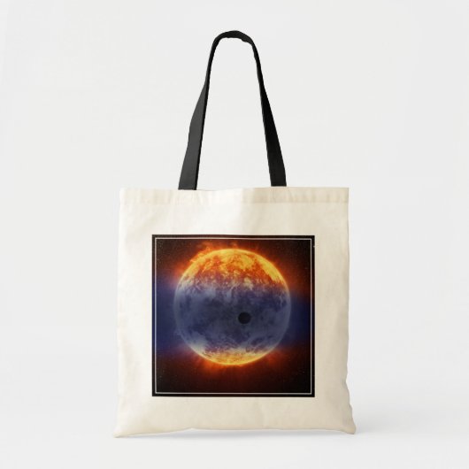 Wolk van waterstofgas van Exoplanet GJ 3470b Tote Bag (Voorkant)