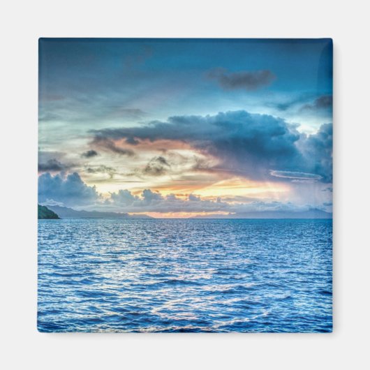 Wolke lucht boven de Bora Bora Magneet (Voorkant)