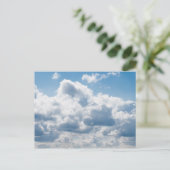 wolken-388922 BEAUTIFUL SKY NATUUR BLAUW WITTE CLO Briefkaart (Staand voorkant)