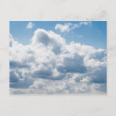 wolken-388922 BEAUTIFUL SKY NATUUR BLAUW WITTE CLO Briefkaart (Voorkant)