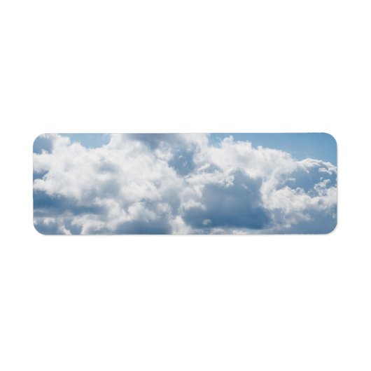 wolken-388922 BEAUTIFUL SKY NATUUR BLAUW WITTE CLO Etiket (Voorkant)
