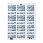 wolken-388922 BEAUTIFUL SKY NATUUR BLAUW WITTE CLO Etiket (Full Sheet)