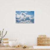 wolken-388922 BEAUTIFUL SKY NATUUR BLAUW WITTE CLO Poster (Keuken)