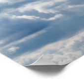 wolken-388922 BEAUTIFUL SKY NATUUR BLAUW WITTE CLO Poster (Hoek)