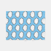 Wolken aan touwtjes fleece deken (Voorkant (Horizontaal))