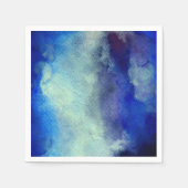 Wolken Abstracte Waterverf Servet (Voorkant)