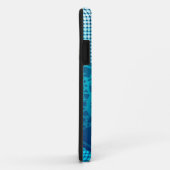 Wolken achtergrond met hart, iPhone 5 hoesje (Achterkant/rechts)