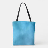 Wolken achtergrond, viewen, vuile textuur tote bag (Achterkant)