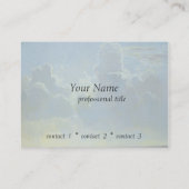 wolken, algemeen visitekaartje (Achterkant)