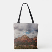 Wolken als ze naar Sedona rollen Tote Bag (Achterkant)