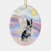 Wolken - Australian Cattle Dog Keramisch Ornament (Rechts)