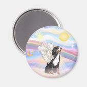 Wolken - Berner Sennenhond Engel Magneet (Voorkant / Achterkant)