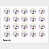 Wolken - Berner Sennenhond Engel Ronde Sticker (Vel)