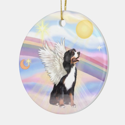 Wolken - Berner Sennenhond Keramisch Ornament (Links)
