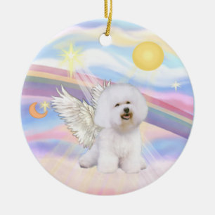 Wolken - Bichon Frise engel Keramisch Ornament