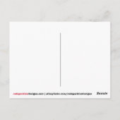 Wolken bij Namibië Golden Hour Briefkaart (Achterkant)