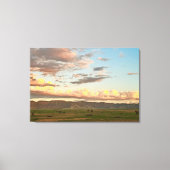 Wolken bij Namibië Golden Hour Canvas Afdruk (Voorkant)