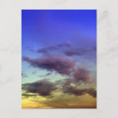 Wolken bij Sunset Briefkaarten (Voorkant)