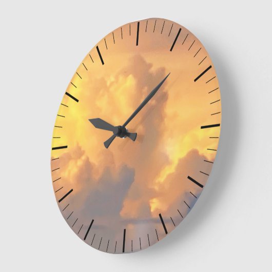 Wolken bij zonsondergang klok (Hoek)