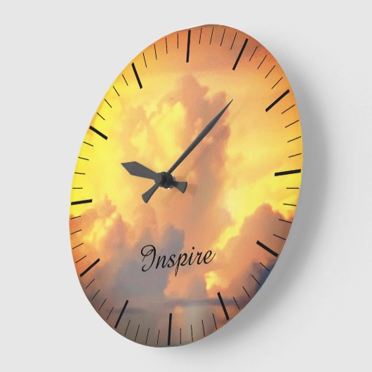 Wolken bij zonsondergang klok (Hoek)