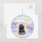 Wolken - Black Cocker Spaniel Briefkaart (Voorkant / Achterkant)