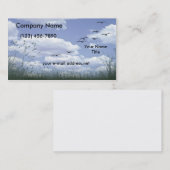 Wolken blauwe hemden visitekaartje (Voorkant / Achterkant)