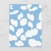 Wolken Blauwe lucht Wolken Briefkaart (Voorkant)